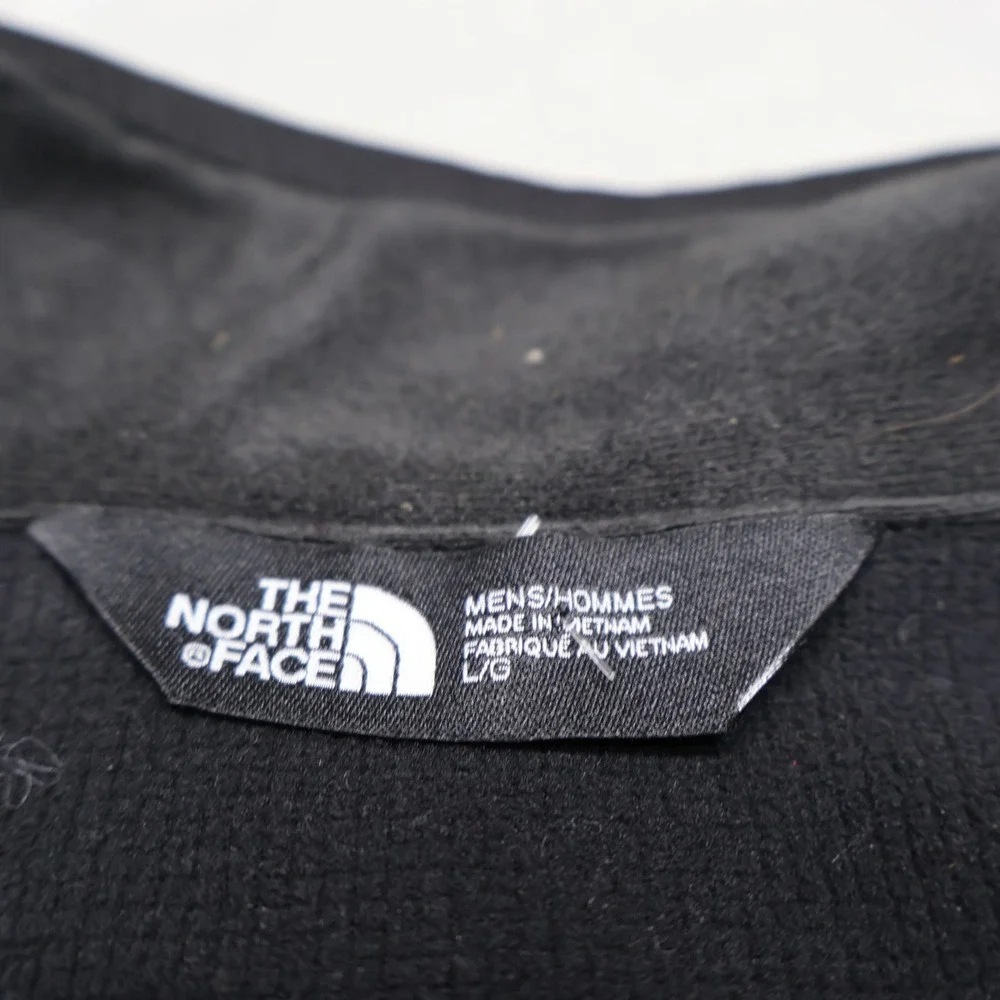 North Face Jacket Mens Large Black Ridgewall Softshell Wind Rain WindWall LOGO
